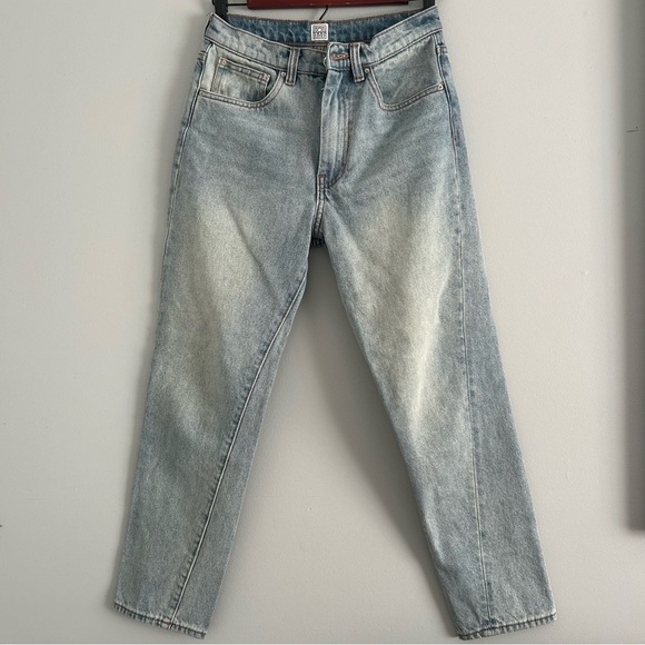Toteme Light Washed Straight Leg Jeans - Picture 1 of 5